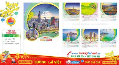 Mẫu Lịch Tờ Cảnh Đẹp Việt Nam
