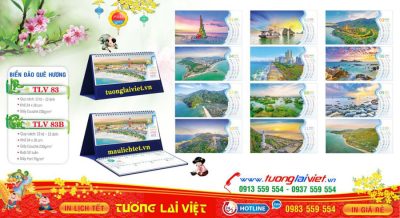Mẫu Lịch Để Bàn Biển Đảo Quê Hương